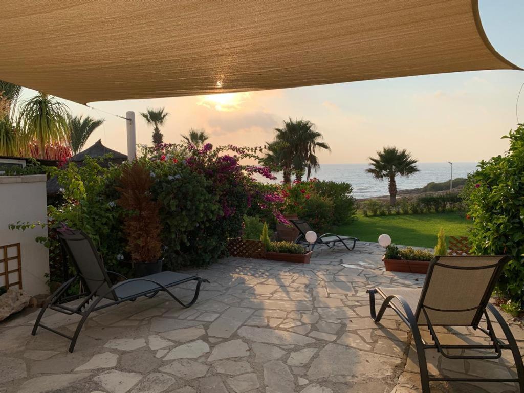 Klorakas Sea Front Villa Kristina מראה חיצוני תמונה